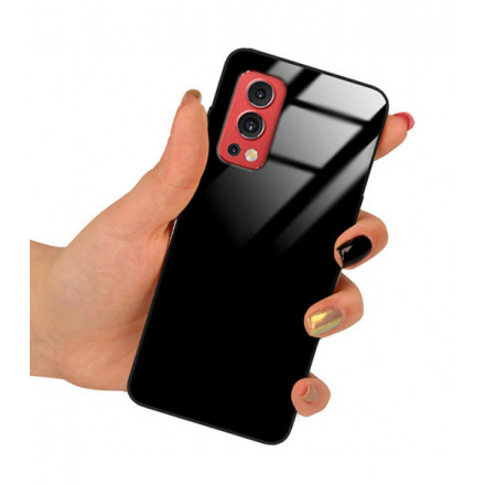 ETUI BLACK CASE GLASS NA TELEFON ONEPLUS NORD 2 CZARNY