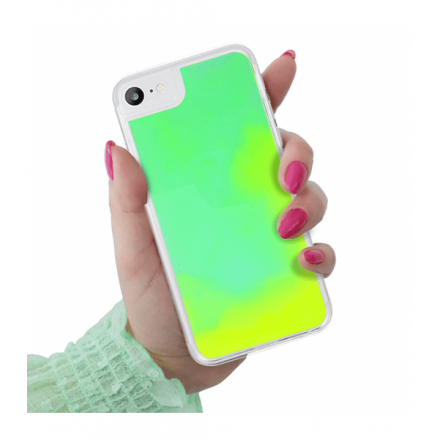 ETUI LIQUID NEON NA TELEFON APPLE IPHONE 6 / 6S ZIELONY