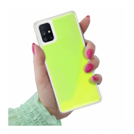 ETUI LIQUID NEON NA TELEFON  SAMSUNG GALAXY M51 ZIELONY