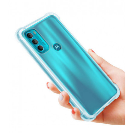 ETUI ANTI-SHOCK NA TELEFON  MOTOROLA MOTO G71 5G TRANSPARENTNY