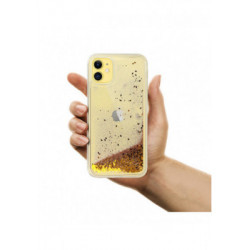 ETUI LIQUID SPARKLE NA TELEFON  APPLE IPHONE 11 ZŁOTY