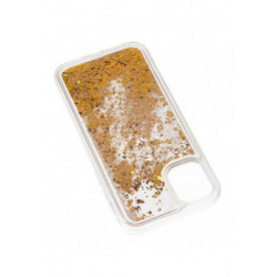 ETUI LIQUID SPARKLE NA TELEFON  APPLE IPHONE 11 ZŁOTY