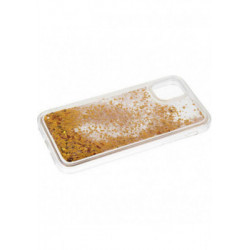 ETUI LIQUID SPARKLE NA TELEFON  APPLE IPHONE 11 ZŁOTY