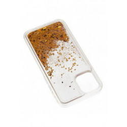 ETUI LIQUID SPARKLE NA TELEFON  APPLE IPHONE 11 PRO ZŁOTY