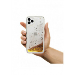 ETUI LIQUID SPARKLE NA TELEFON  APPLE IPHONE 11 PRO MAX ZŁOTY