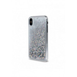 ETUI LIQUID SPARKLE NA TELEFON  XIAOMI REDMI 9A / REDMI 9AT SREBRNY