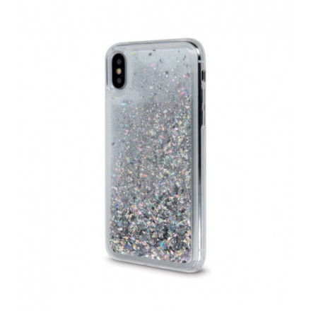 ETUI LIQUID SPARKLE NA TELEFON  XIAOMI REDMI 9A / REDMI 9AT SREBRNY