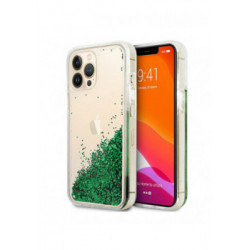 ETUI LIQUID SPARKLE NA TELEFON  APPLE IPHONE 12 PRO MAX ZIELONY