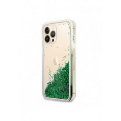 ETUI LIQUID SPARKLE NA TELEFON  APPLE IPHONE 12 PRO MAX ZIELONY