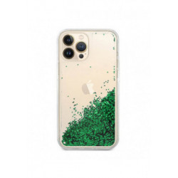 ETUI LIQUID SPARKLE NA TELEFON  APPLE IPHONE 12 PRO MAX ZIELONY