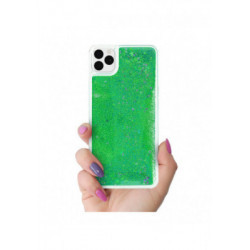 ETUI LIQUID SPARKLE NA TELEFON  APPLE IPHONE 11 ZIELONY