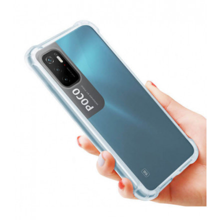 ETUI ANTI-SHOCK NA TELEFON  XIAOMI POCO M3 PRO 5G TRANSPARENTNY