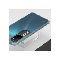 ETUI ANTI-SHOCK NA TELEFON  XIAOMI POCO M3 PRO 5G TRANSPARENTNY