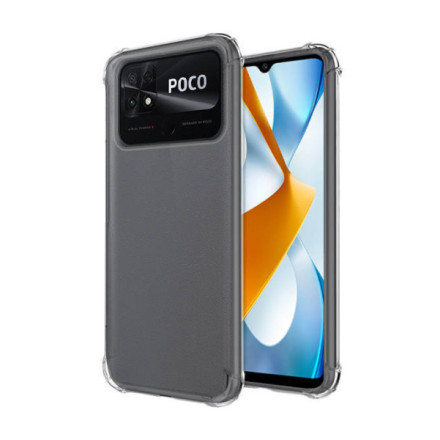 ETUI ANTI-SHOCK NA TELEFON  XIAOMI POCO C40 TRANSPARENTNY