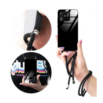 ETUI CROSS GLAM NA TELEFON XIAOMI REDMI 10C 4G  BLACK