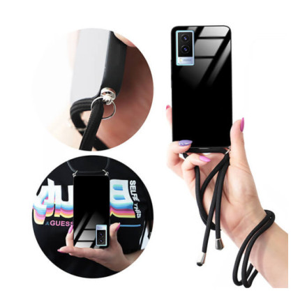 ETUI CROSS GLAM NA TELEFON VIVO V21E 5G / Y71T  BLACK