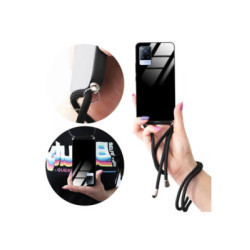 ETUI CROSS GLAM NA TELEFON VIVO V21 / V21 5G  BLACK