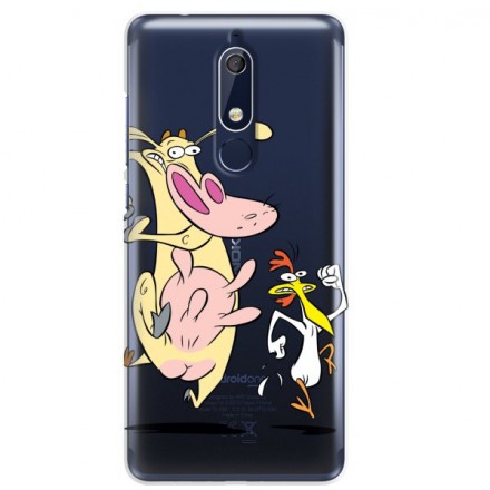 ETUI NA TELEFON NOKIA 5.1 TA-1075 CARTOON NETWORK KK176 CLASSIC KROWA I KURCZAK