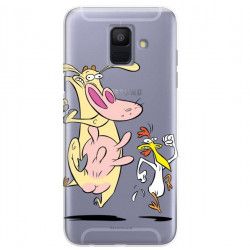 ETUI NA TELEFON SAMSUNG GALAXY A6 2018 A600 CARTOON NETWORK KK176 CLASSIC KROWA I KURCZAK