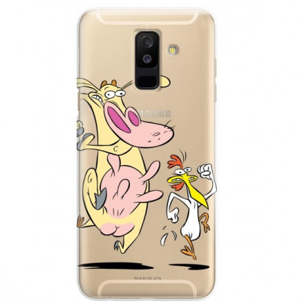 ETUI NA TELEFON SAMSUNG GALAXY A6 PLUS 2018 A610 CARTOON NETWORK KK176 CLASSIC KROWA I KURCZAK