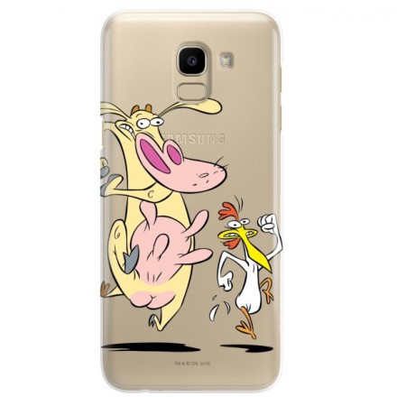 ETUI NA TELEFON SAMSUNG GALAXY J6 2018 J600 CARTOON NETWORK KK176 CLASSIC KROWA I KURCZAK