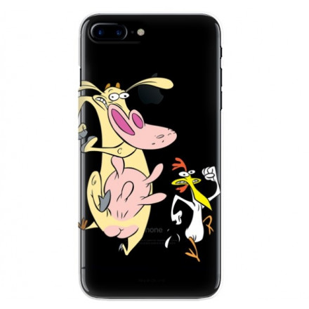 ETUI NA TELEFON IPHONE 7 PLUS A1661 CARTOON NETWORK KK176 CLASSIC KROWA I KURCZAK