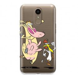 ETUI NA TELEFON LG K10 2017 M250N CARTOON NETWORK KK176 CLASSIC KROWA I KURCZAK