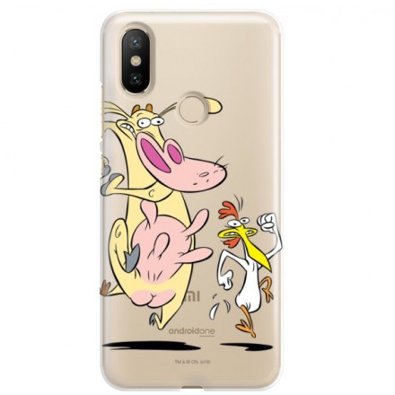 ETUI NA TELEFON XIAOMI Mi A2 CARTOON NETWORK KK176 CLASSIC KROWA I KURCZAK