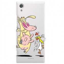 ETUI NA TELEFON SONY XPERIA XA1 G3121 CARTOON NETWORK KK176 CLASSIC KROWA I KURCZAK