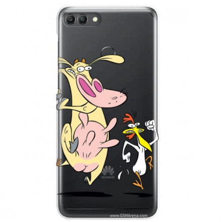 ETUI NA TELEFON HUAWEI Y9 2018 FLA-AL00 CARTOON NETWORK KK176 CLASSIC KROWA I KURCZAK