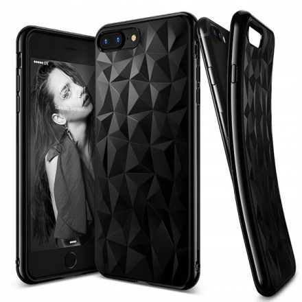 GEOMETRIC ETUI NA TELEFON IPHONE X XS A1901/A1920 CZARNY