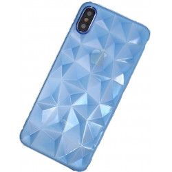 GEOMETRIC ETUI NA TELEFON IPHONE 7 4.7" 8 4.7'' A1784 /A1987 NIEBIESKI