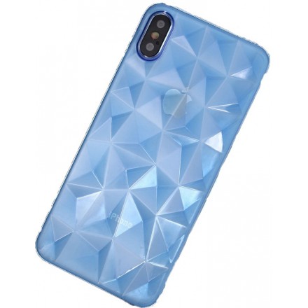 GEOMETRIC ETUI NA TELEFON IPHONE 6 4.7" A1586 /A1688 NIEBIESKI