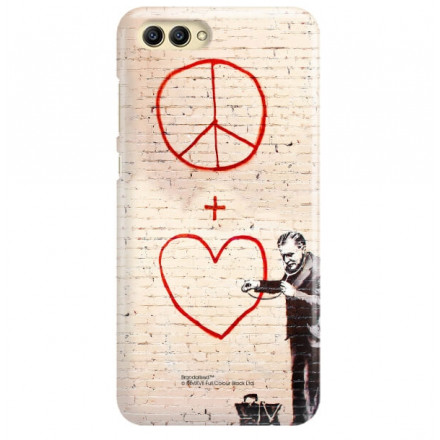 ETUI NA TELEFON HUAWEI HONOR V10 BLK-AL00 BANKSY WZÓR BK146