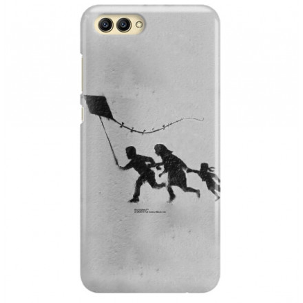 ETUI NA TELEFON HUAWEI HONOR V10 BLK-AL00 BANKSY WZÓR BK168