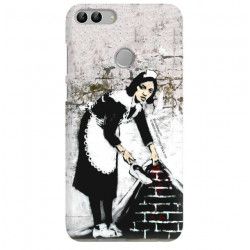 ETUI NA TELEFON HUAWEI P SMART FIG-LX1 BANKSY WZÓR BK100