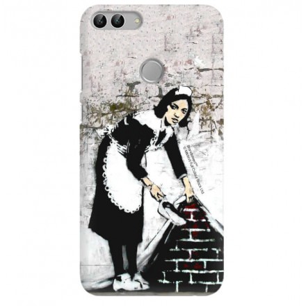 ETUI NA TELEFON HUAWEI P SMART FIG-LX1 BANKSY WZÓR BK100