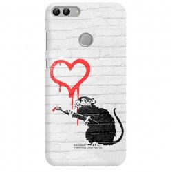 ETUI NA TELEFON HUAWEI P SMART FIG-LX1 BANKSY WZÓR BK110