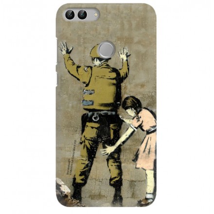 ETUI NA TELEFON HUAWEI P SMART FIG-LX1 BANKSY WZÓR BK135