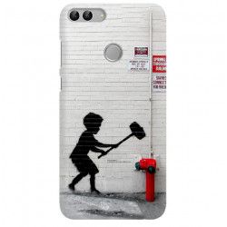 ETUI NA TELEFON HUAWEI P SMART FIG-LX1 BANKSY WZÓR BK178