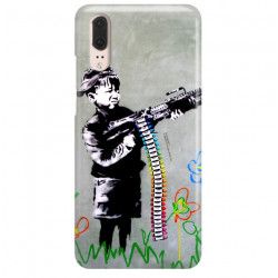 ETUI NA TELEFON HUAWEI P20 EML-L09  BANKSY WZÓR BK162