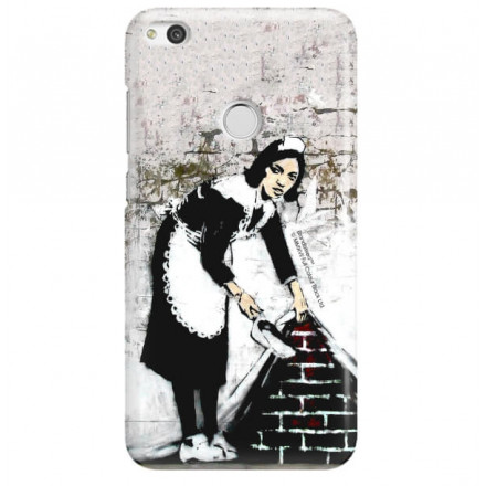 ETUI NA TELEFON HUAWEI P8 LITE 2017 PRA-LA1 BANKSY WZÓR BK100