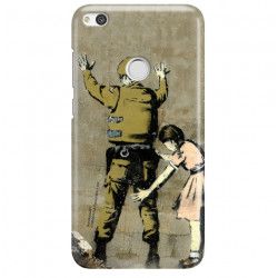 ETUI NA TELEFON HUAWEI P8 LITE 2017 PRA-LA1  BANKSY WZÓR BK135