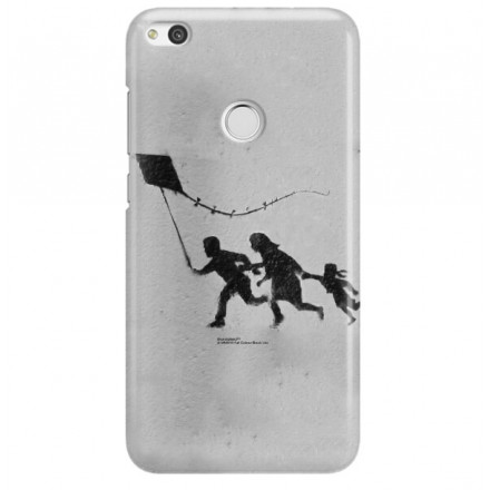 ETUI NA TELEFON HUAWEI P8 LITE 2017 PRA-LA1 BANKSY WZÓR BK168