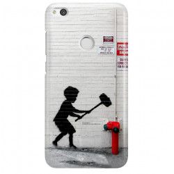 ETUI NA TELEFON HUAWEI P8 LITE 2017 PRA-LA1 BANKSY WZÓR BK178