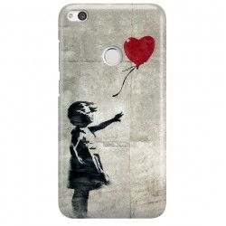 ETUI NA TELEFON HUAWEI P8 LITE 2017 PRA-LA1 BANKSY WZÓR BK179