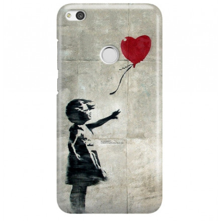 ETUI NA TELEFON HUAWEI P8 LITE 2017 PRA-LA1 BANKSY WZÓR BK179