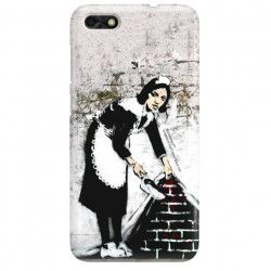 ETUI NA TELEFON HUAWEI P9 LITE MINI SLA-L02 BANKSY WZÓR BK100