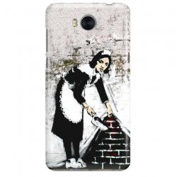 ETUI NA TELEFON HUAWEI Y5 2017 MYA-L03  BANKSY WZÓR BK100