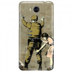 ETUI NA TELEFON HUAWEI Y5 2017 MYA-L03 BANKSY WZÓR BK135